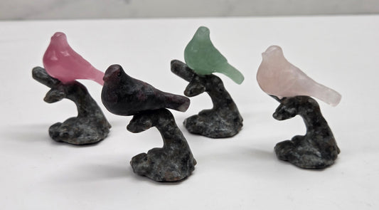 Bird on a limb carving