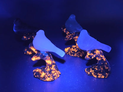 Bird on a limb carving