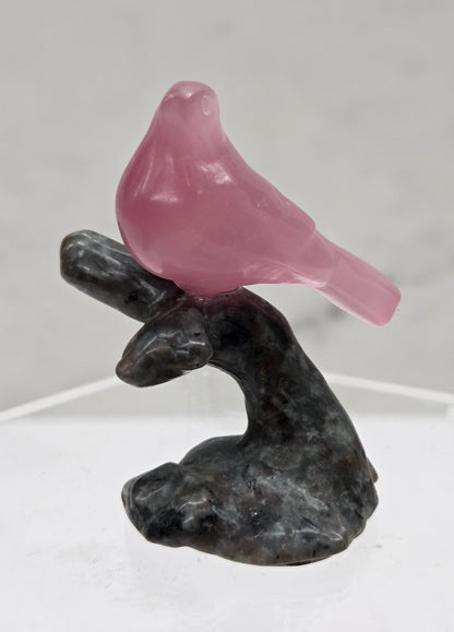 Bird on a limb carving