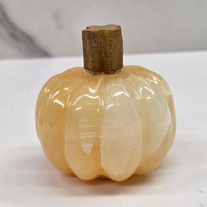 Orange Calcite pumpkins