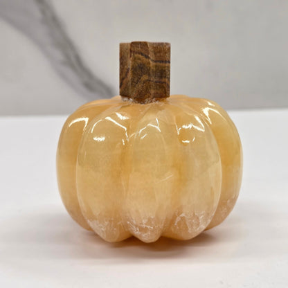 Orange Calcite pumpkins