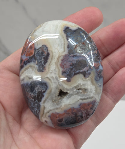 Palm - Pink Brecciated Jasper
