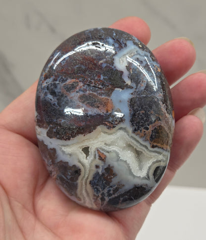 Palm - Pink Brecciated Jasper