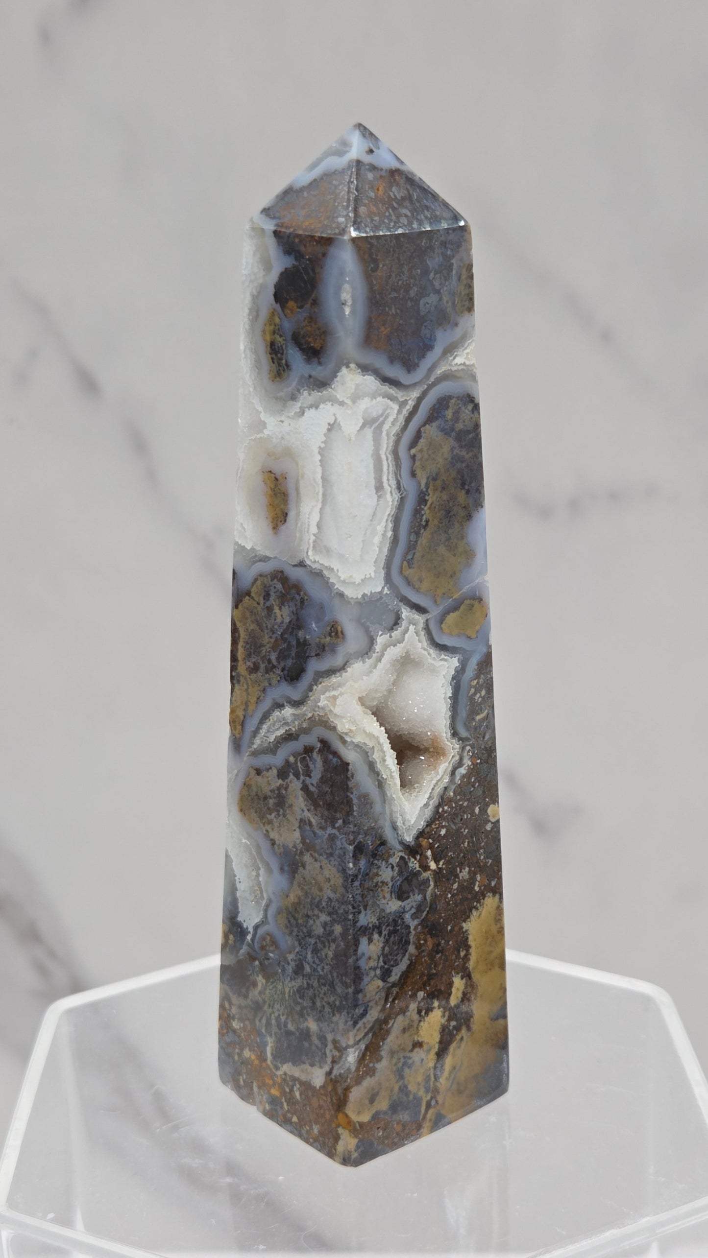 Brecciated Jasper tower