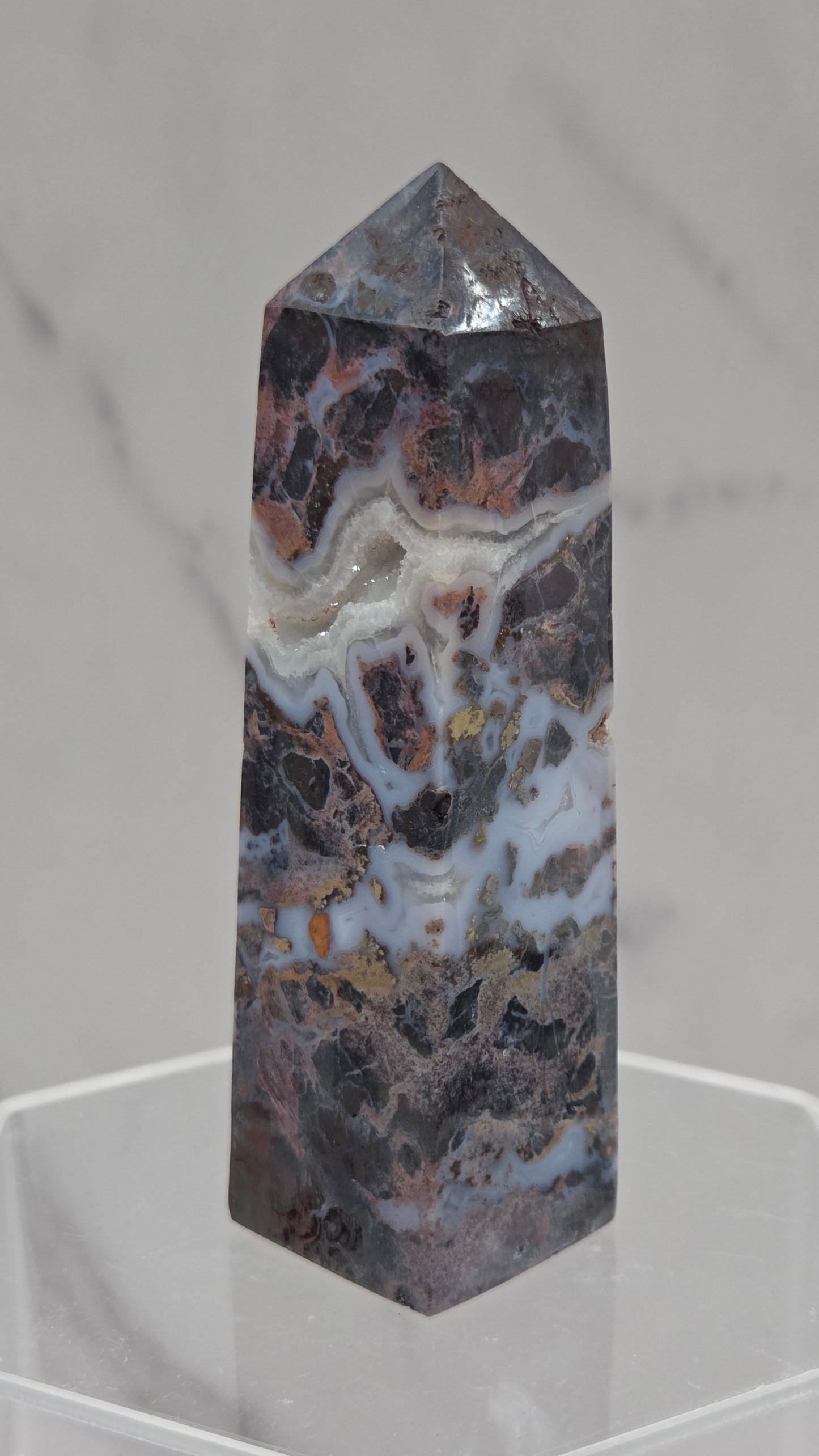 Brecciated Jasper tower