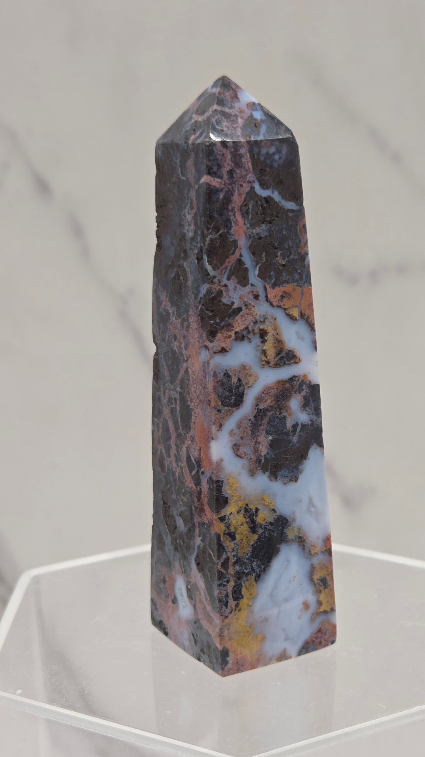 Brecciated Jasper tower