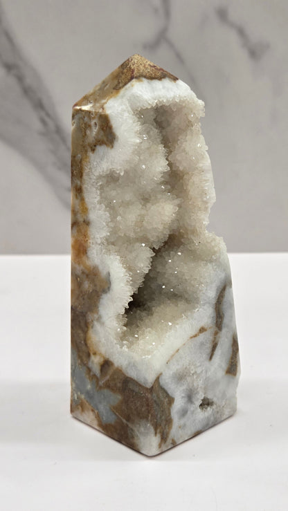 Drusy Quartz tower
