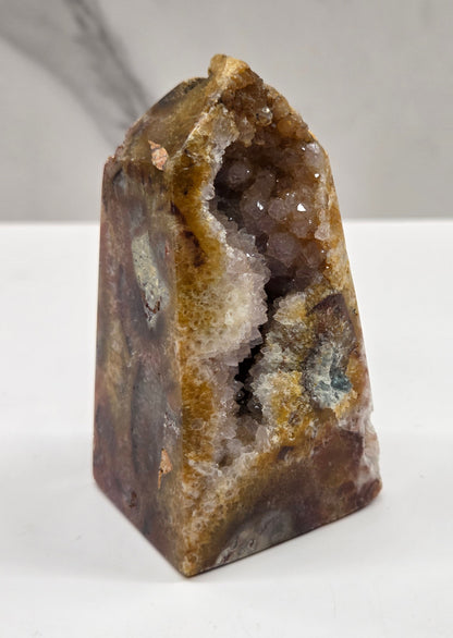 Drusy Quartz tower