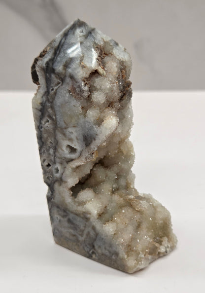 Drusy Quartz tower