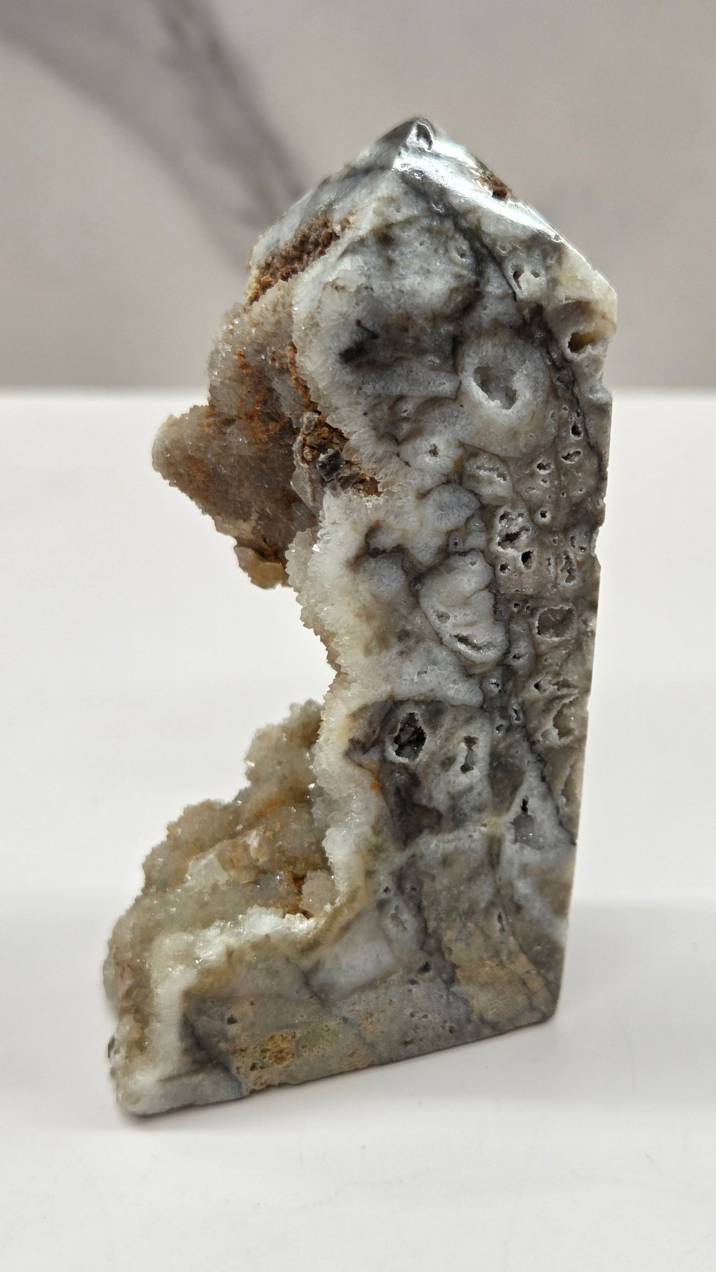 Drusy Quartz tower