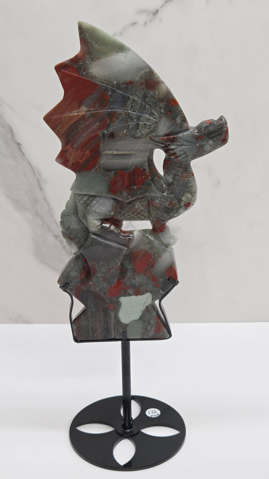 African Bloodstone dragon