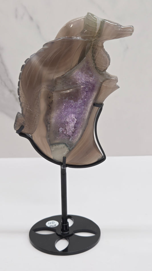 Drusy Agate dragon