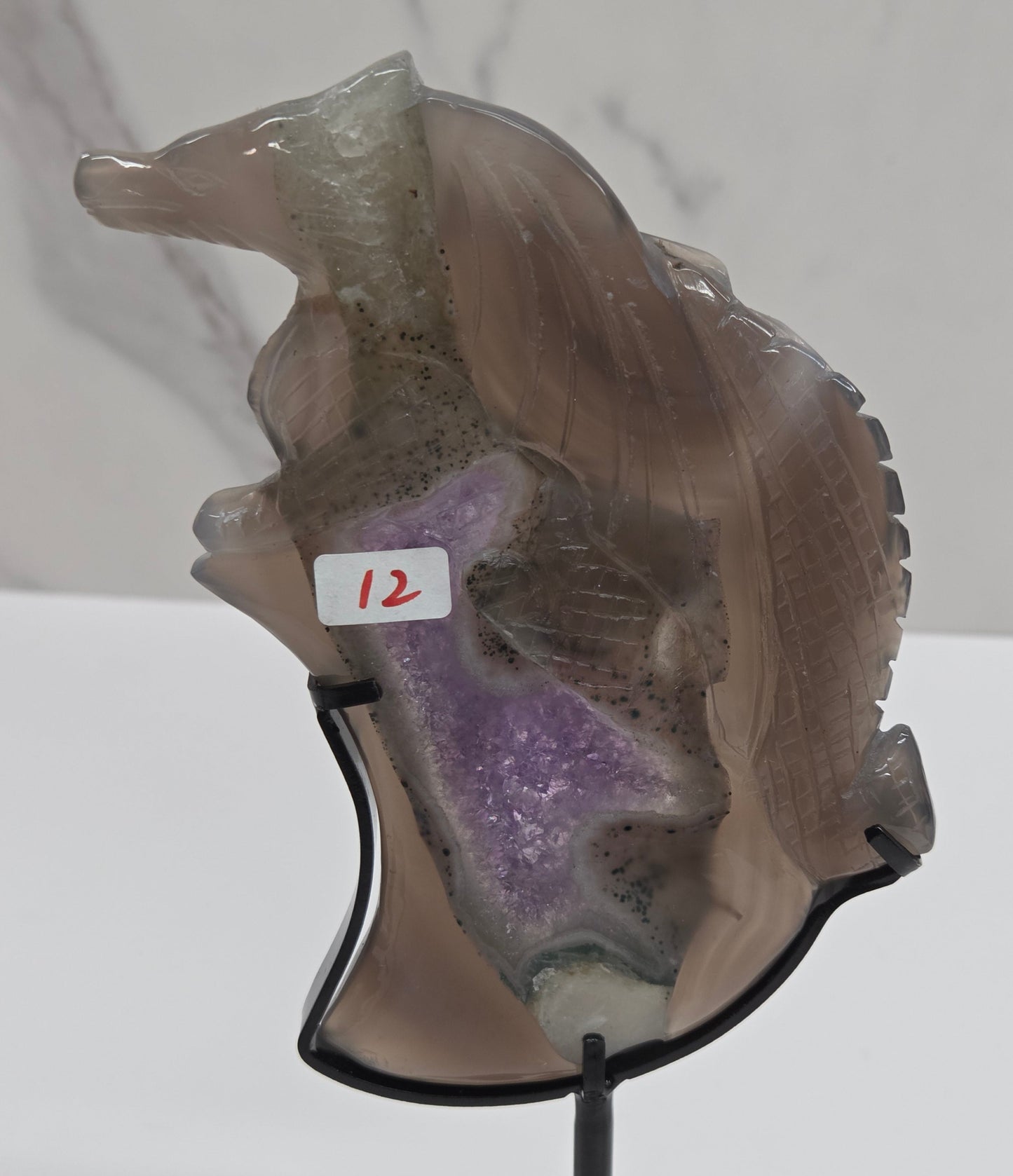 Drusy Agate dragon