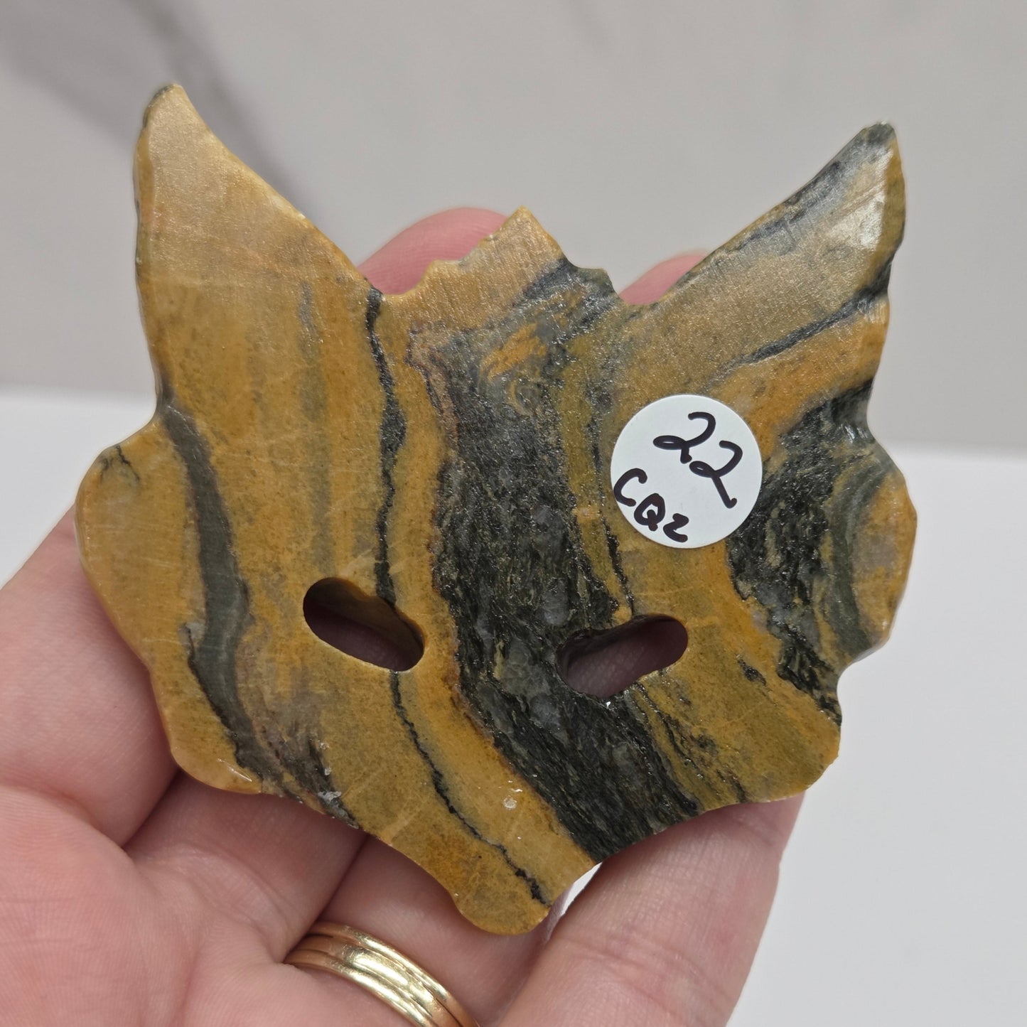 Fox mask carving (L)