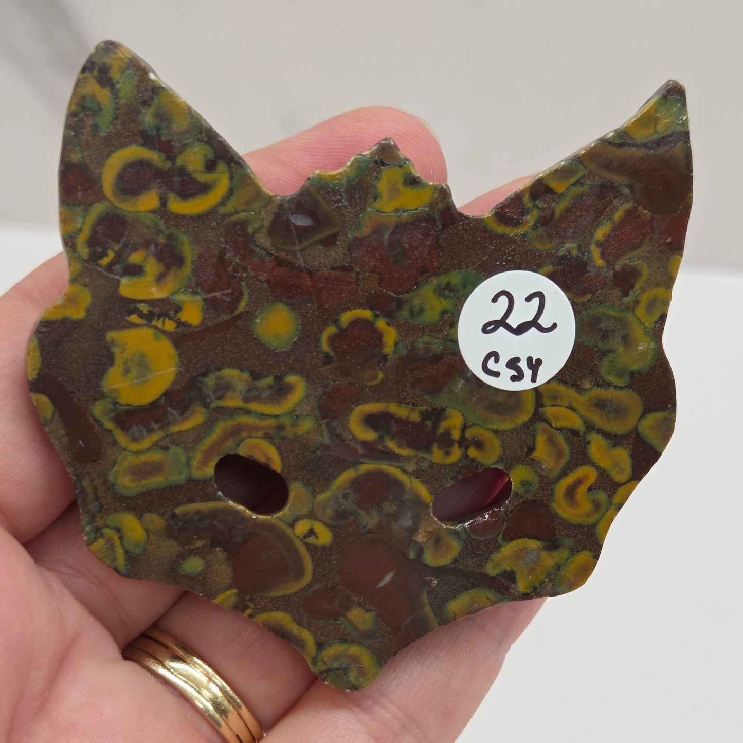 Fox mask carving (L)