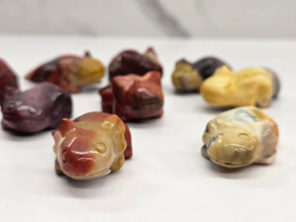 Mookaite axolotl (medium)