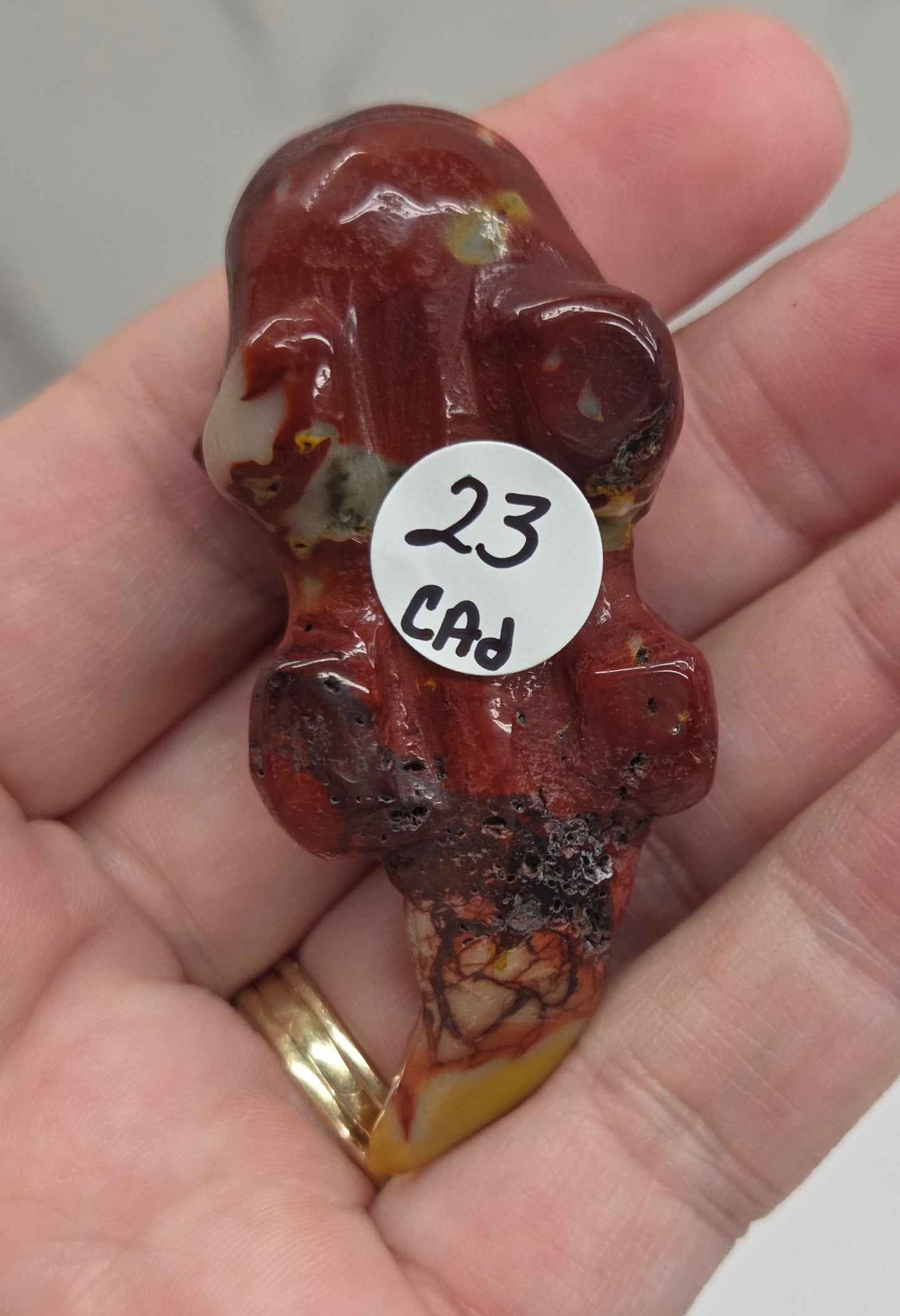 Mookaite axolotl (medium)