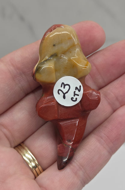 Mookaite axolotl (medium)