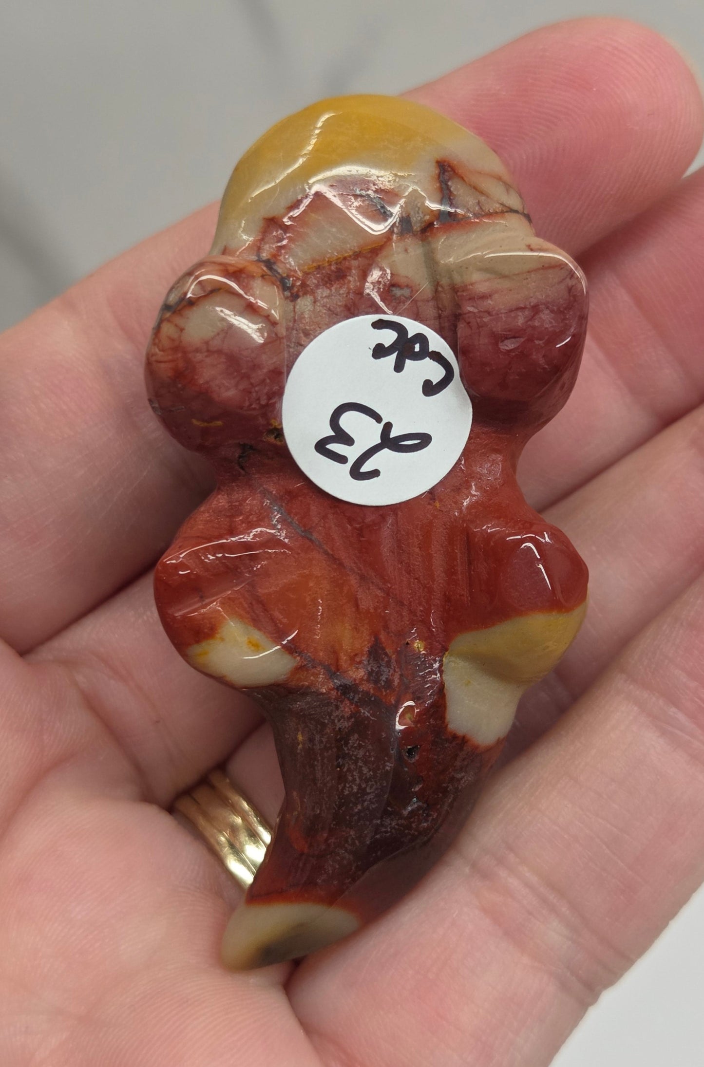 Mookaite axolotl (medium)