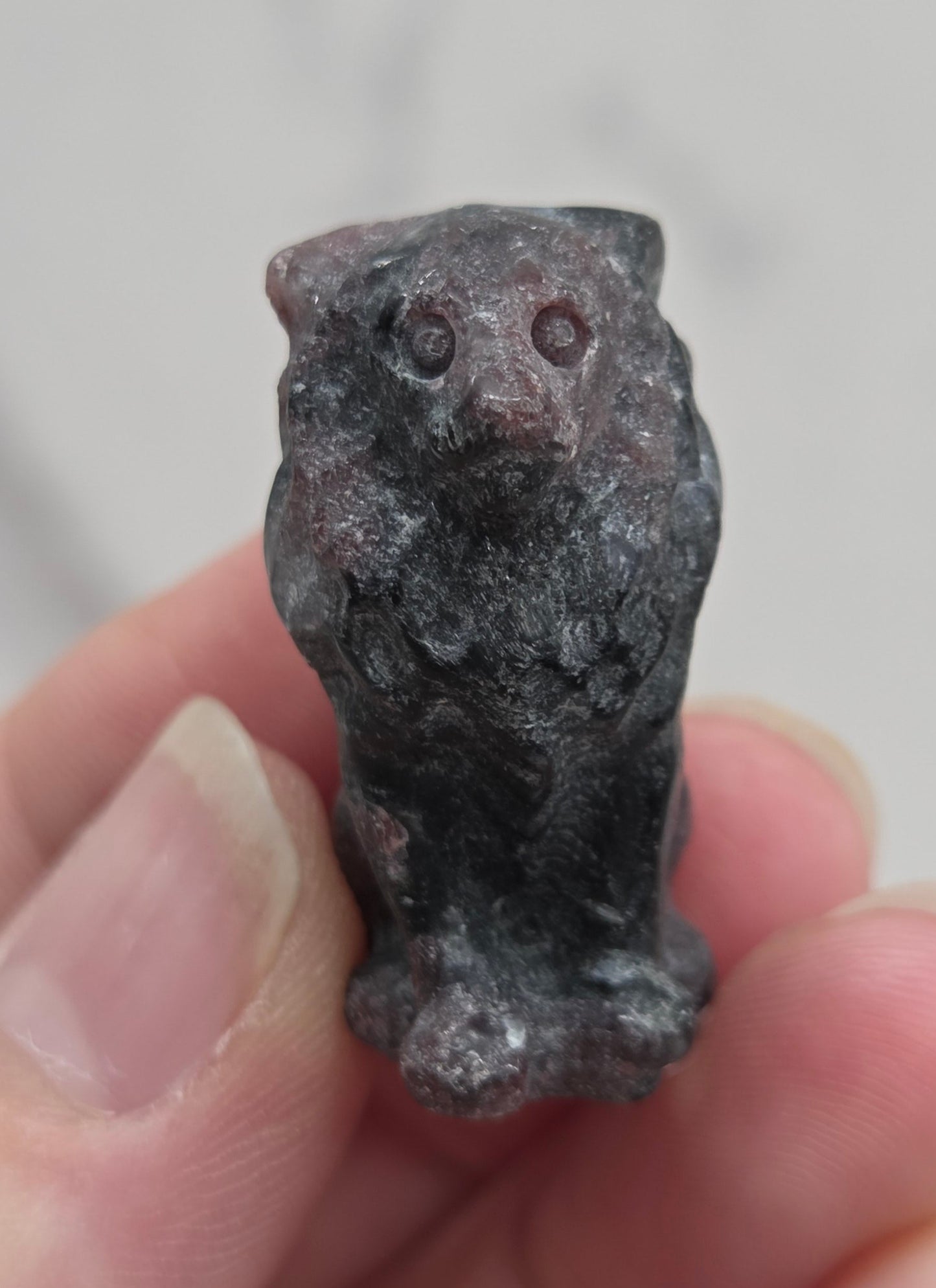 Lion carvings