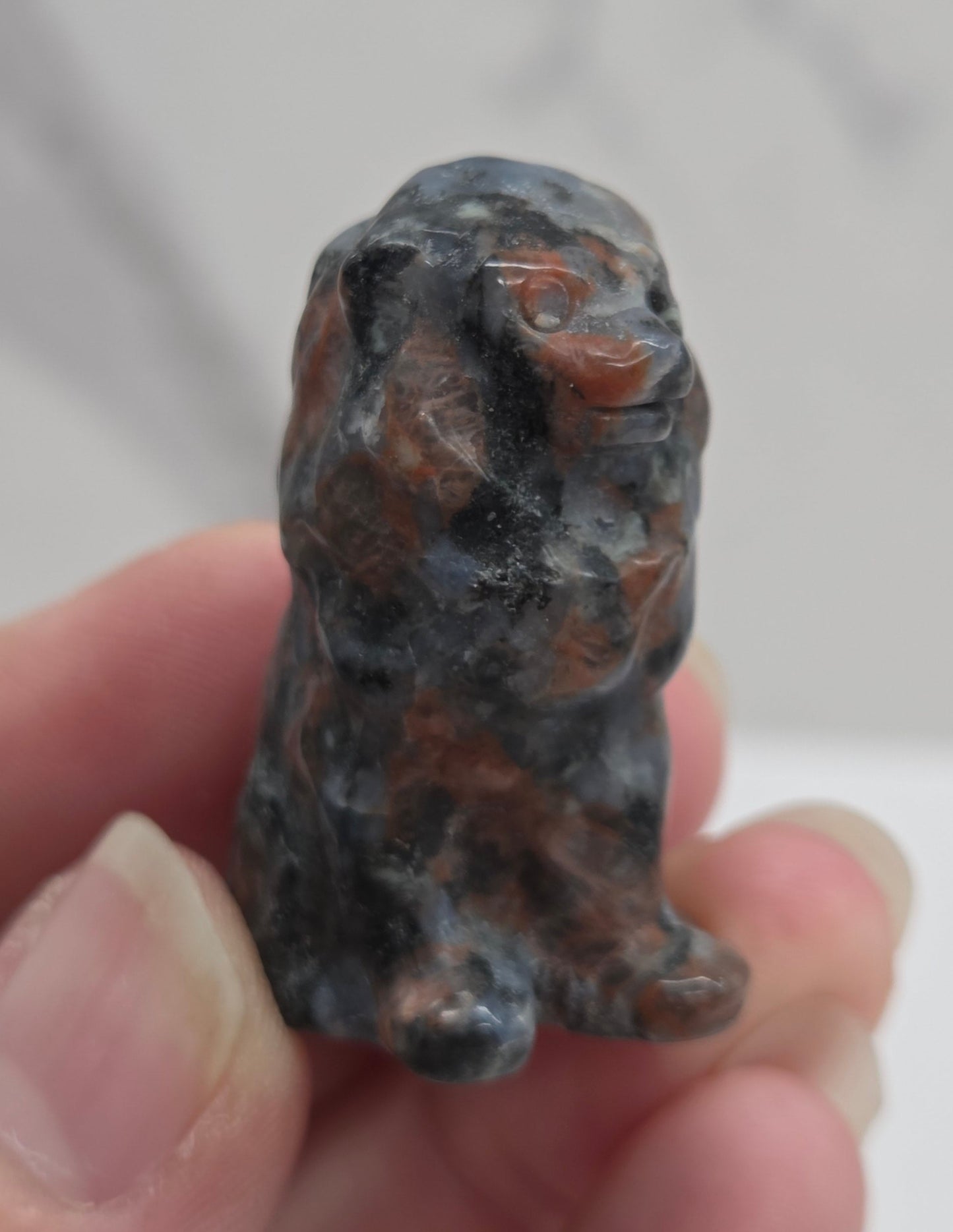 Lion carvings