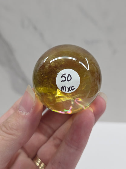 Citrine sphere
