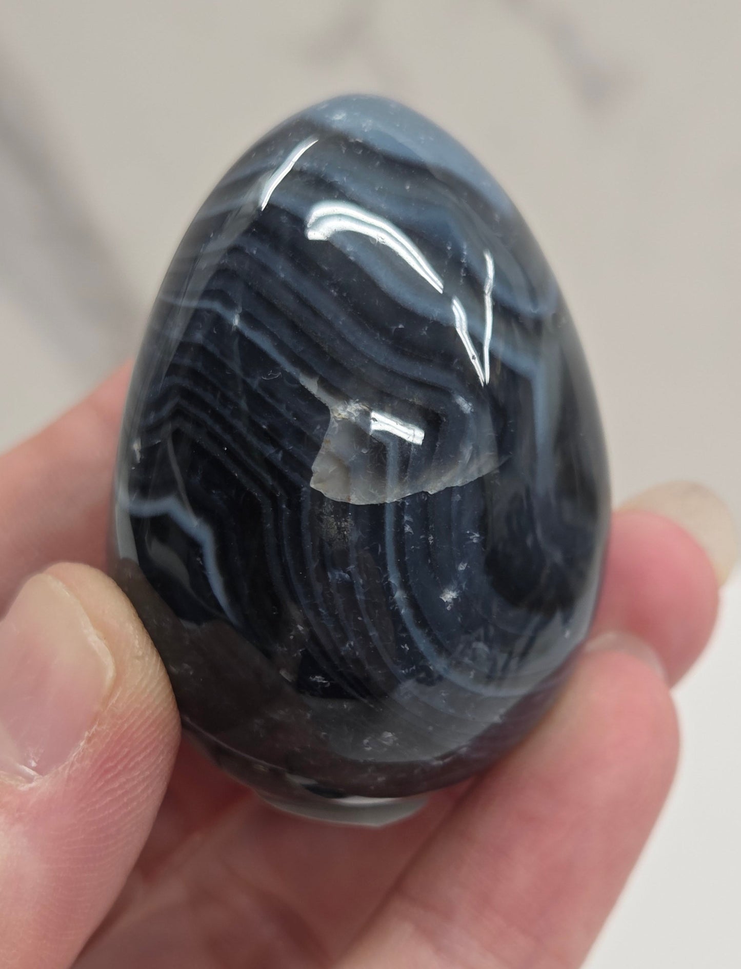 Black Agate egg