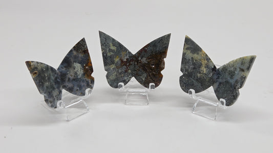 3D butterfly - Marcasite