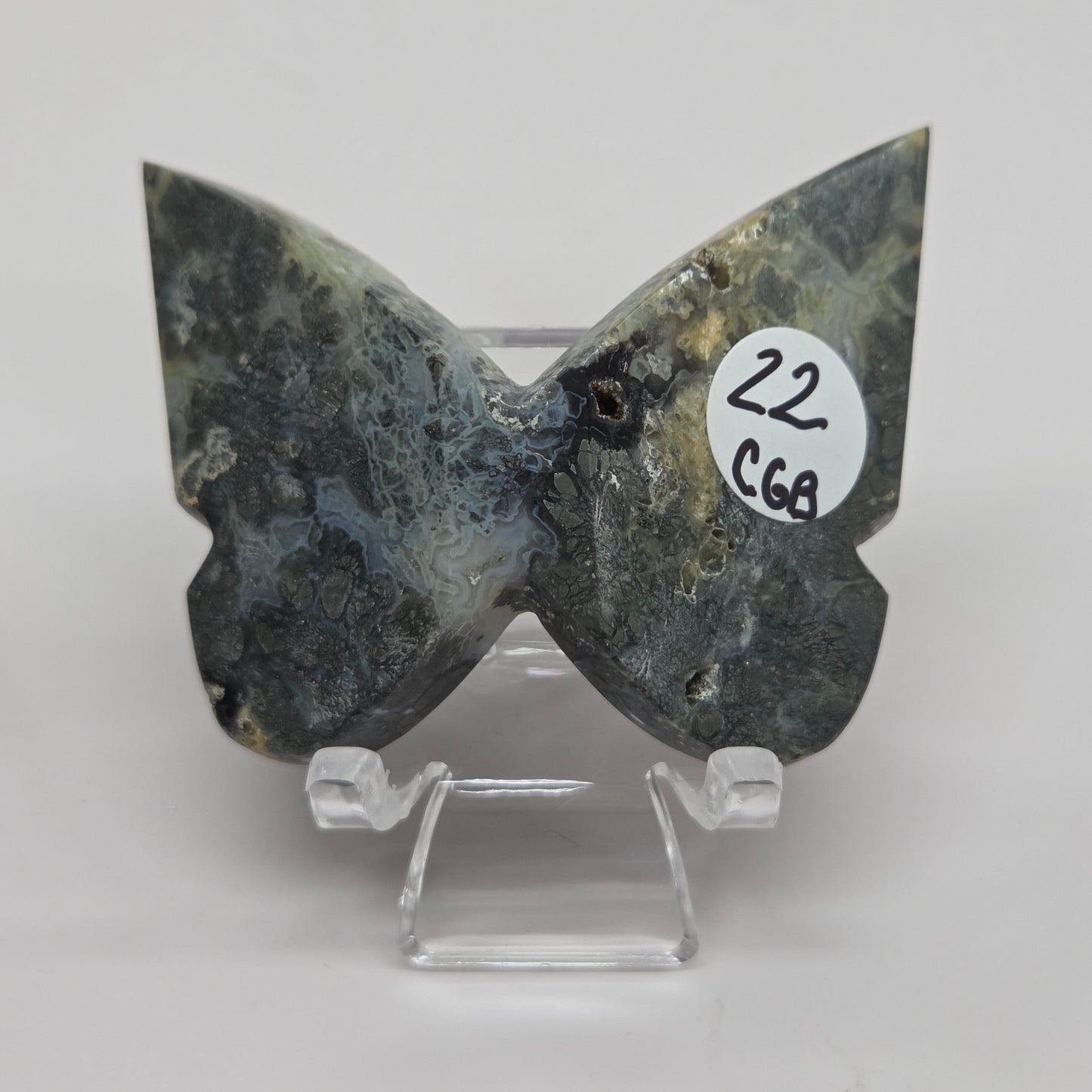 3D butterfly - Marcasite