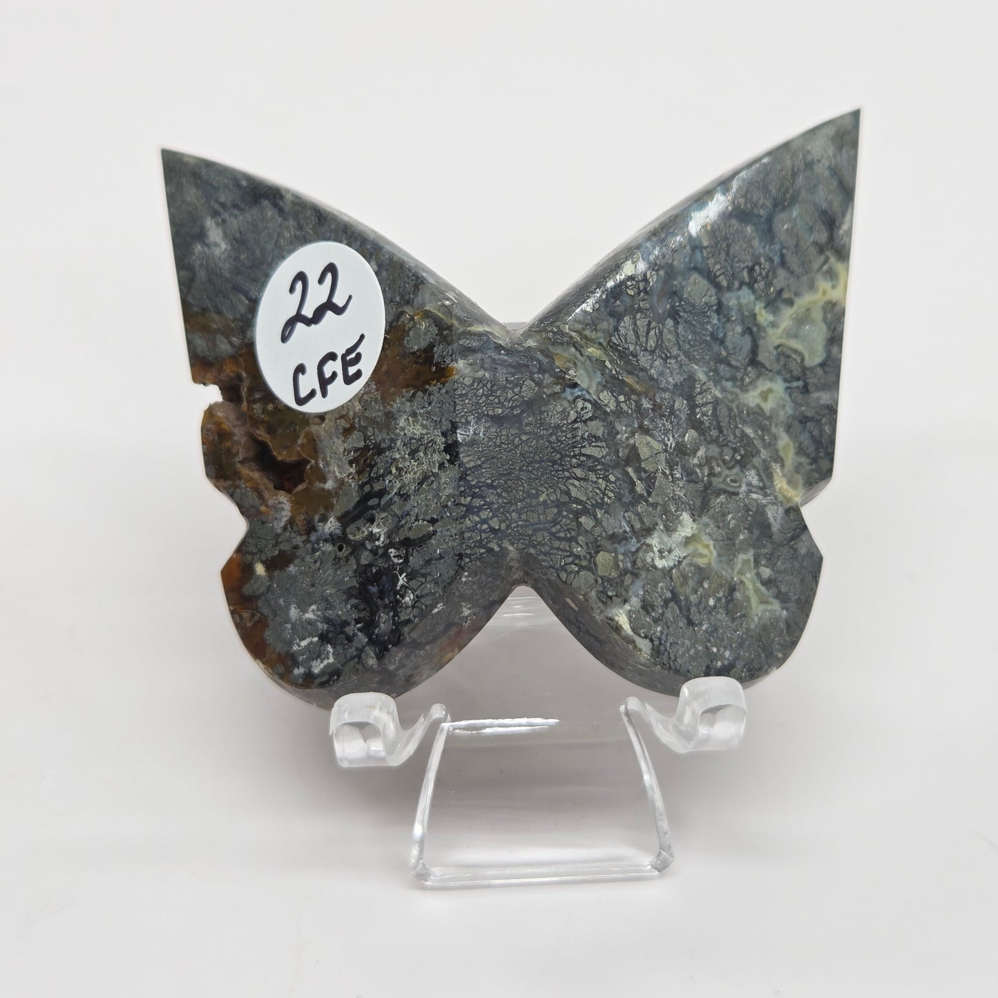 3D butterfly - Marcasite
