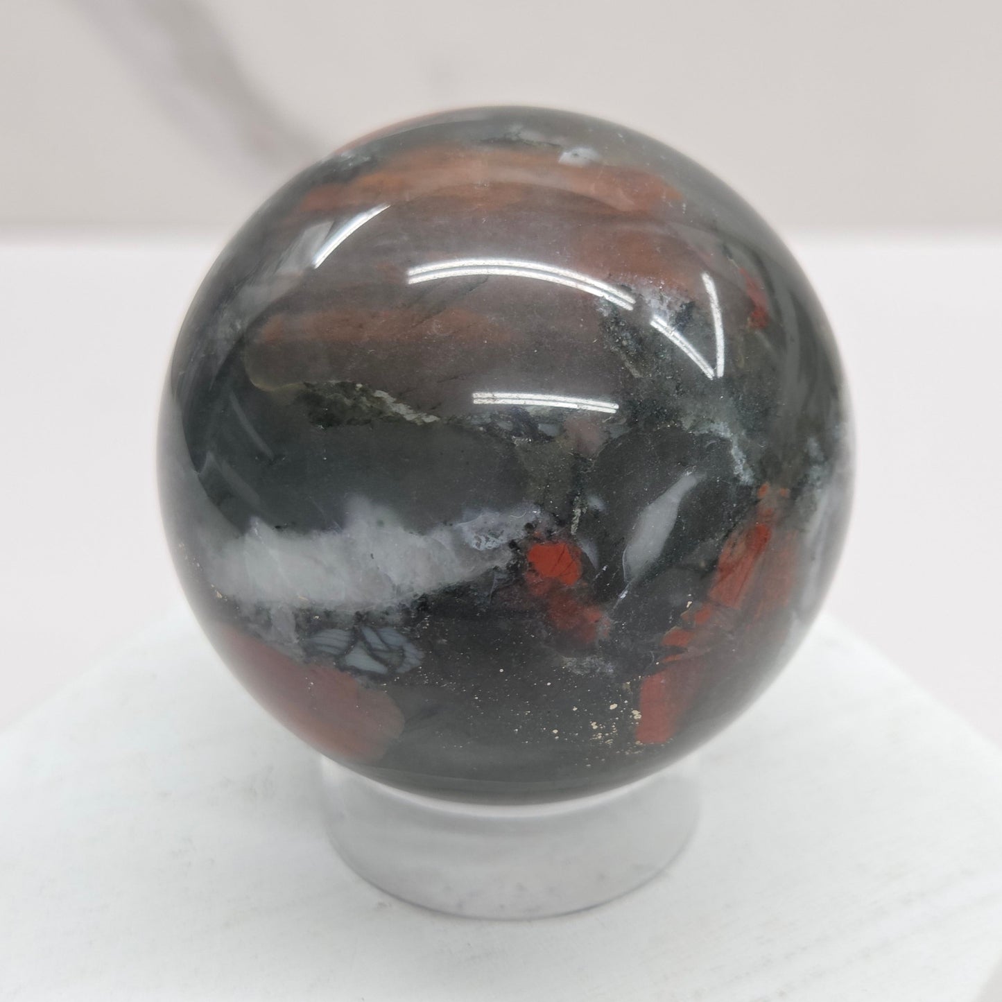 African Bloodstone sphere