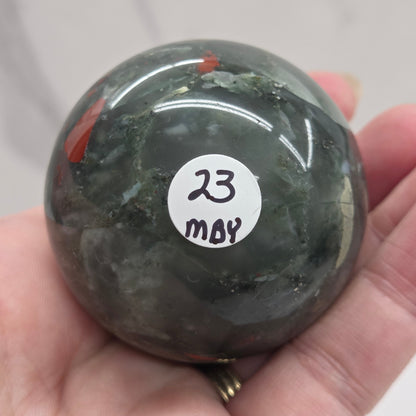 African Bloodstone sphere