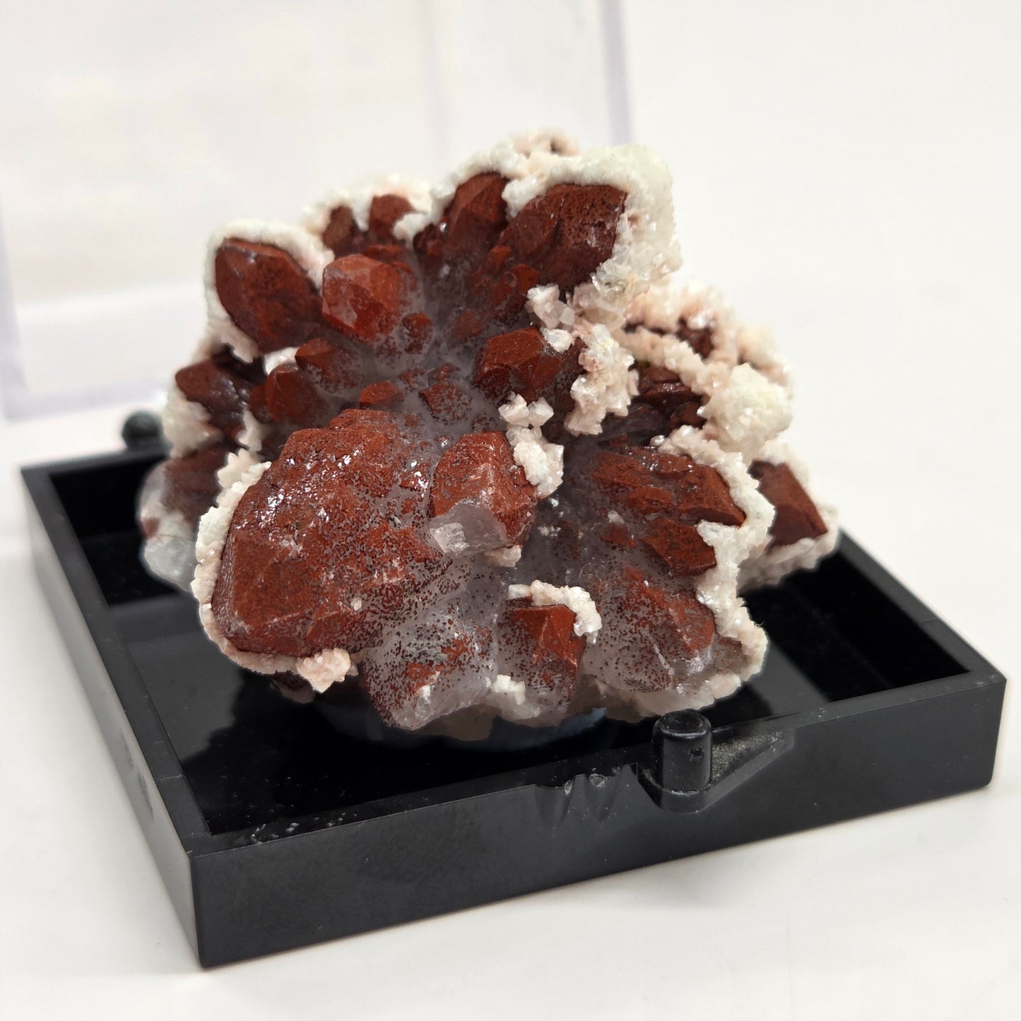 Quartz w/ Red Hematite and Dolomite specimen