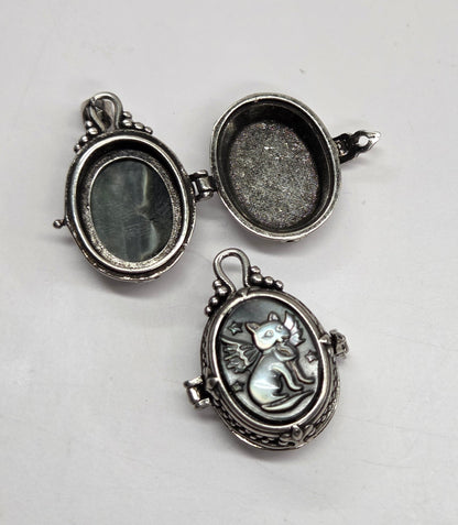 Locket pendant - Cat or Fox