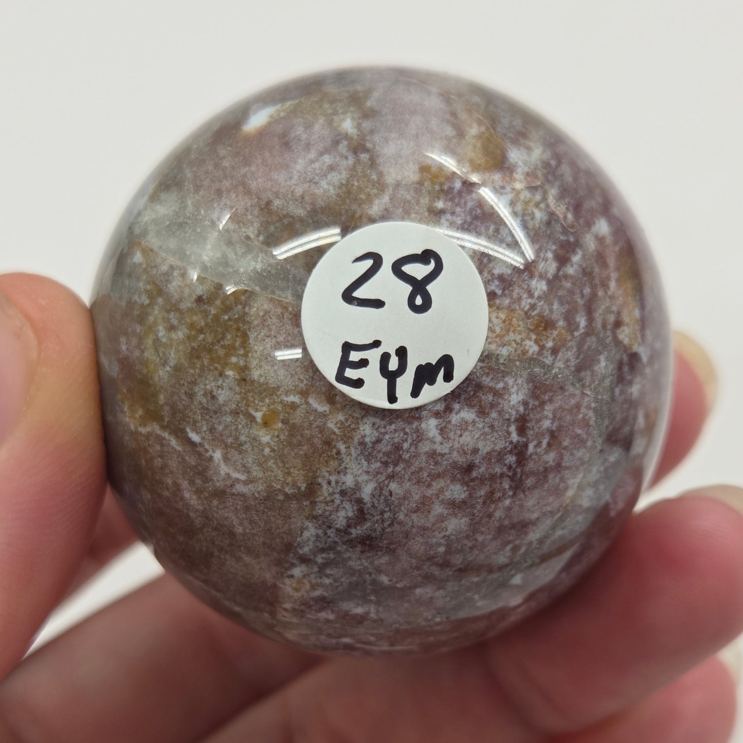 Ocean Jasper & Moss Agate sphere