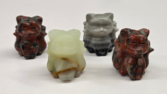 9 tail fox carving (small)