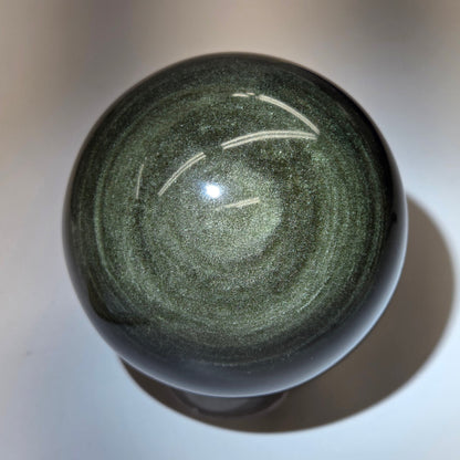 Gold Sheen Obsidian sphere