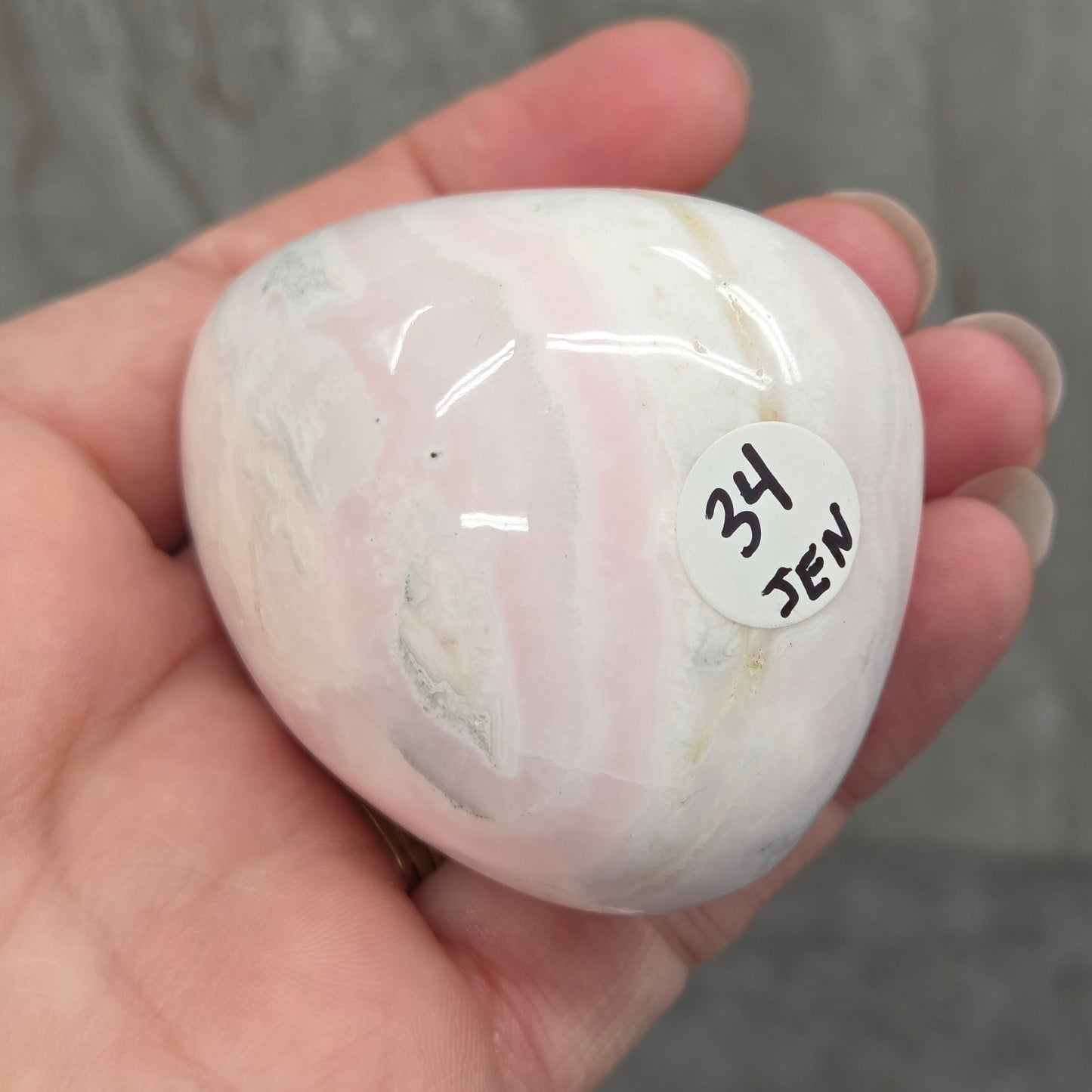 Pink Mangano Calcite free form