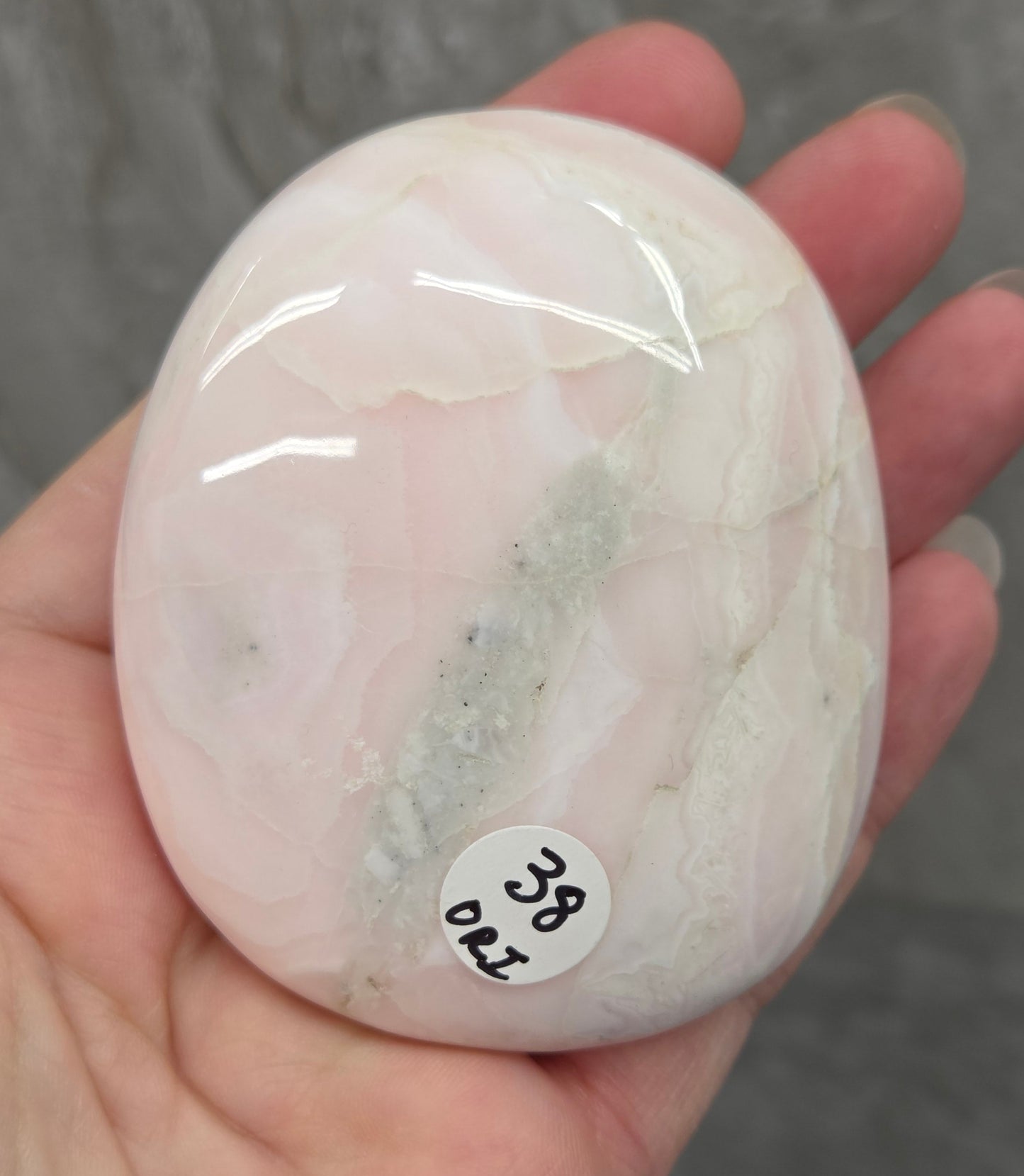 Pink Mangano Calcite free form