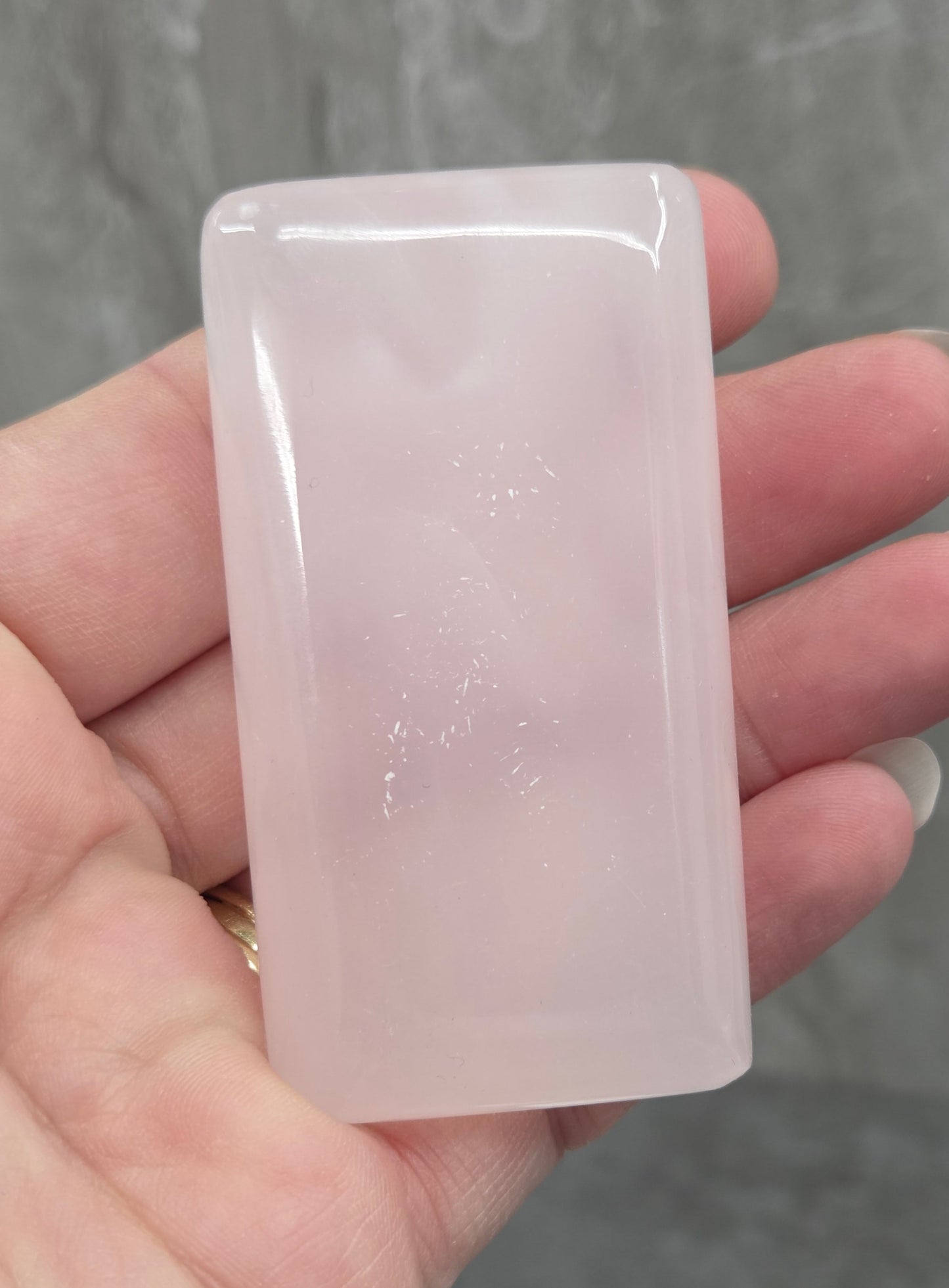 Pink Mangano Calcite soap bar