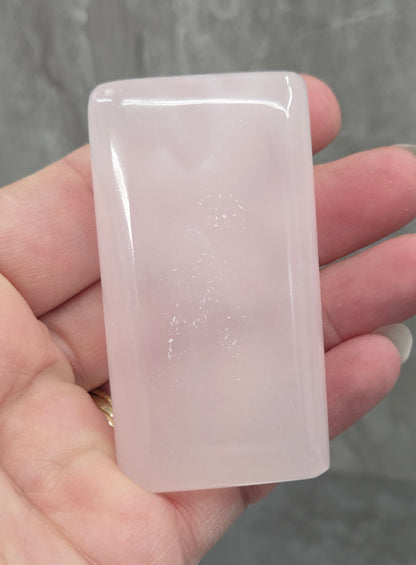 Pink Mangano Calcite soap bar