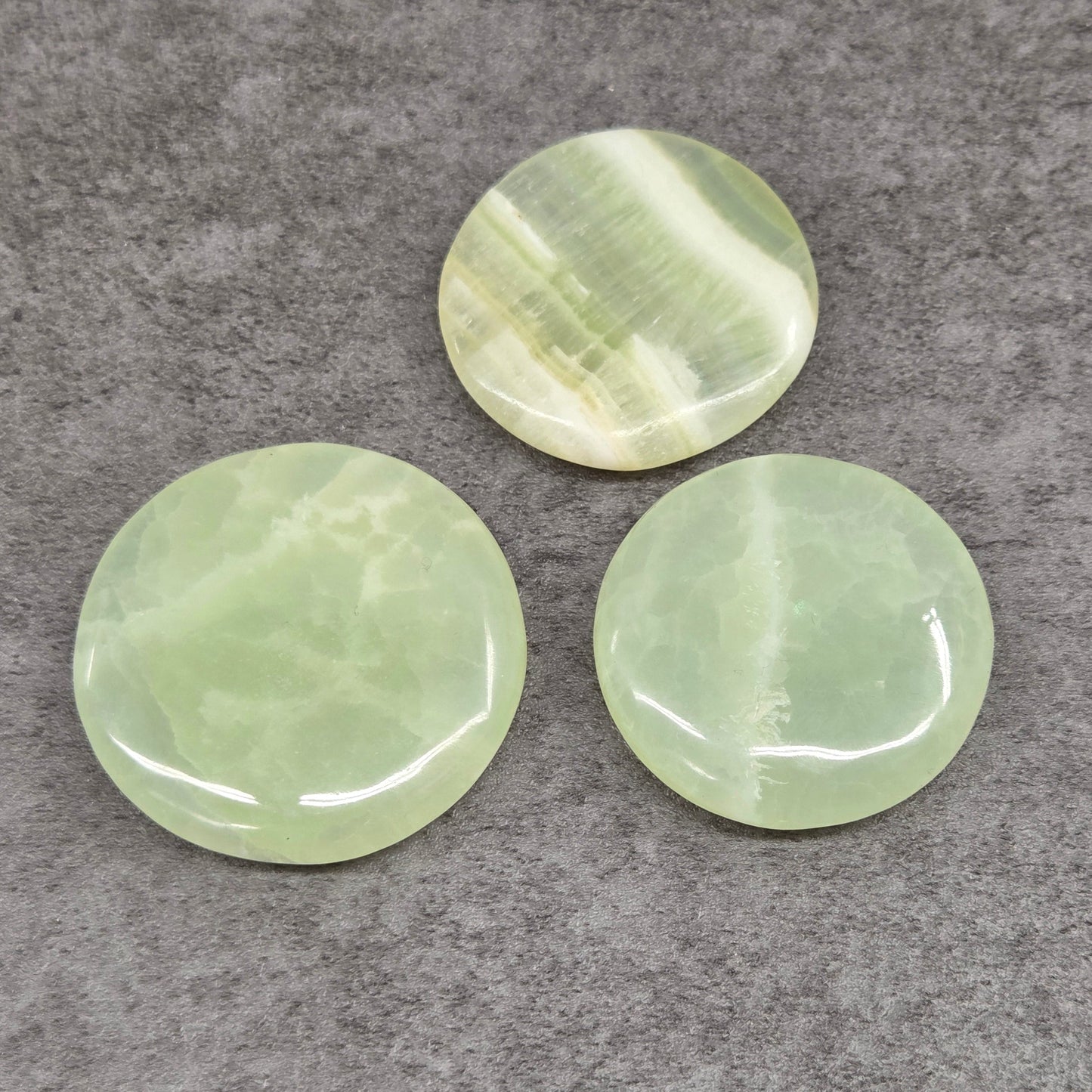 Coin - Pistachio Calcite
