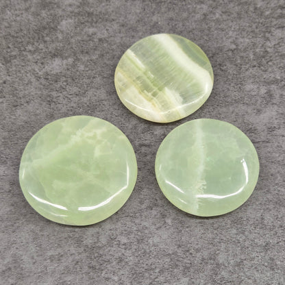 Coin - Pistachio Calcite