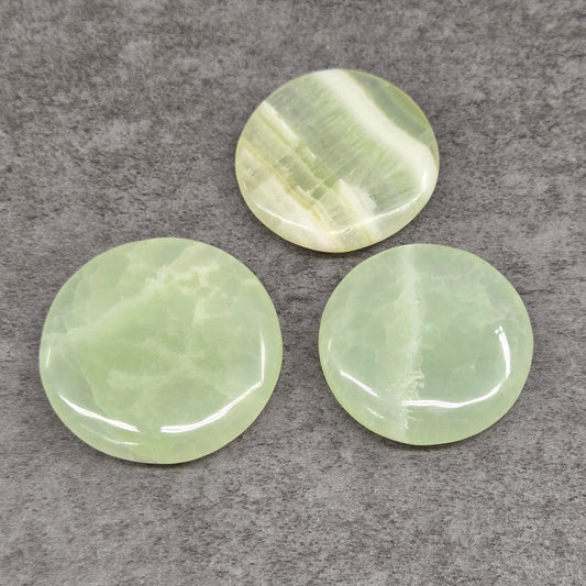 Coin - Pistachio Calcite