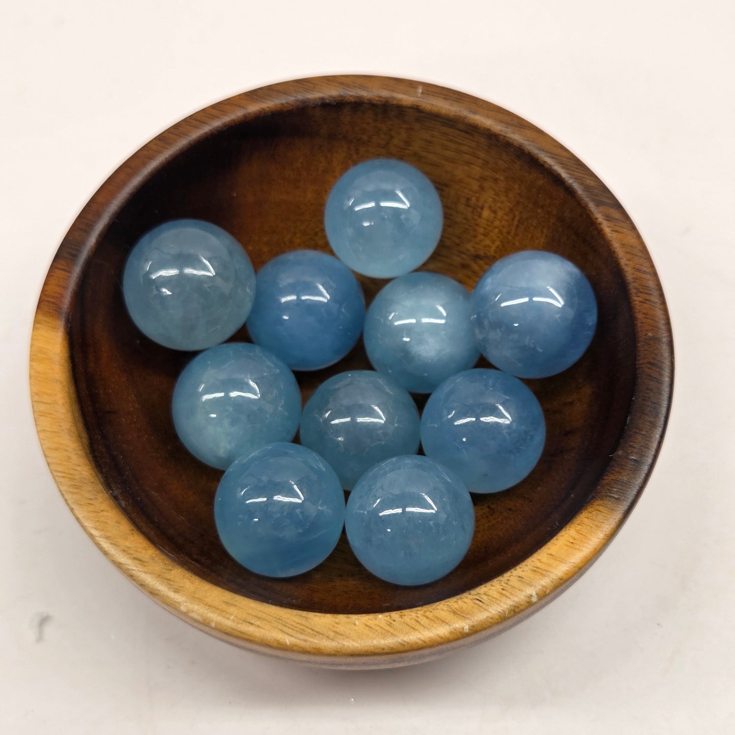 Aquamarine sphere (mini)