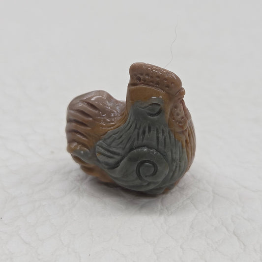 Alashan Agate mini carving - Chicken