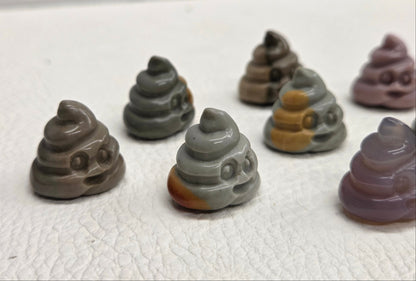 Alashan Agate mini carving - Poop