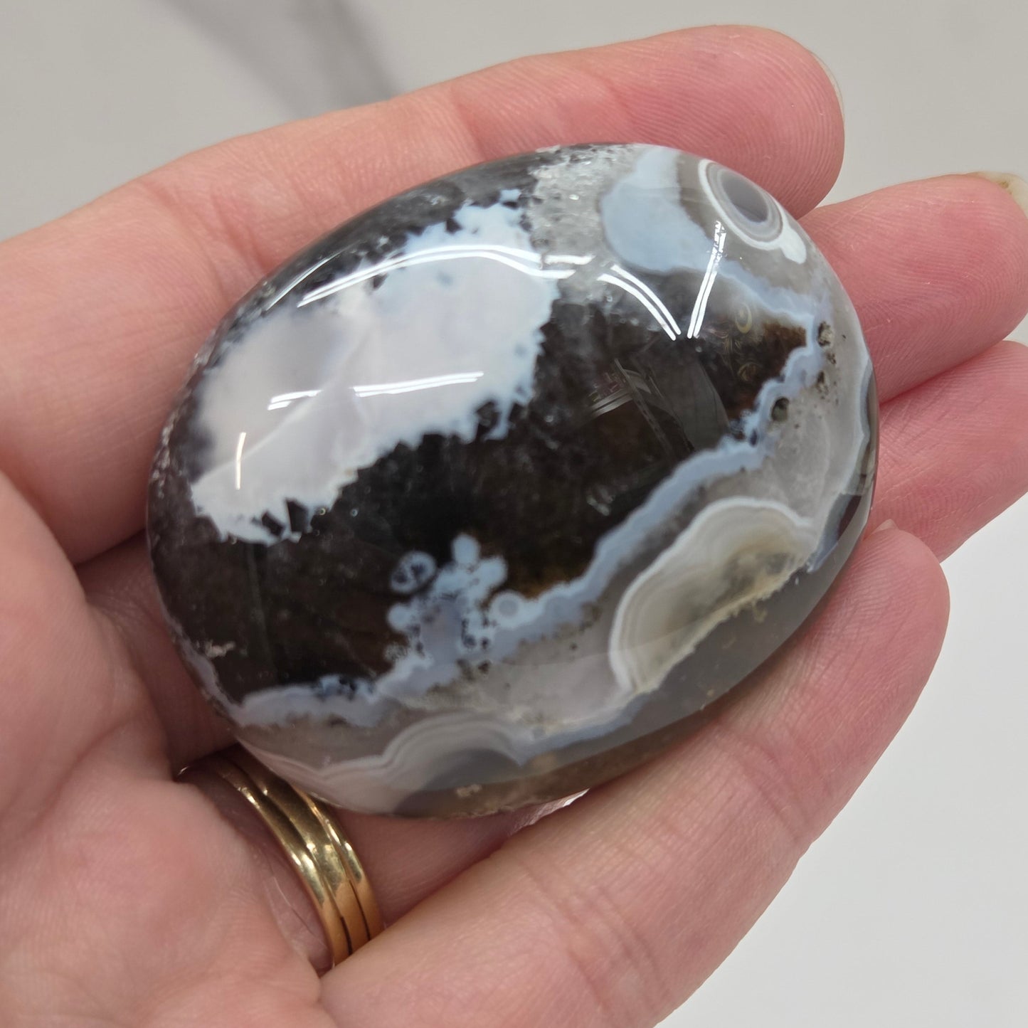 Palm - Scenic Moss Agate
