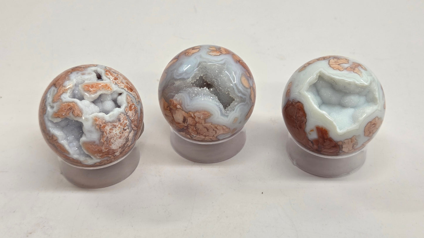 Cotton Candy Agate sphere
