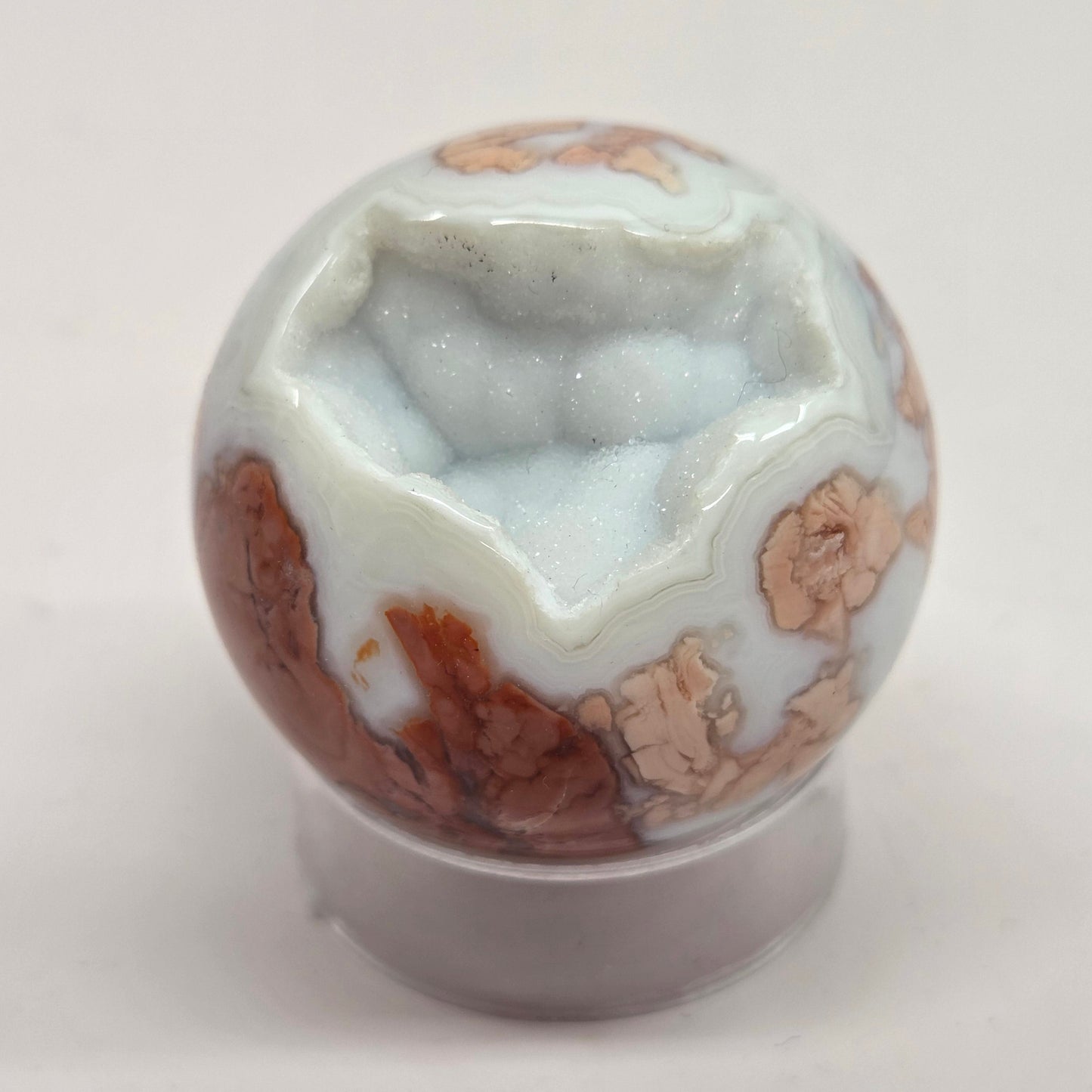 Cotton Candy Agate sphere